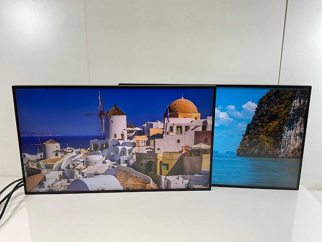 Lenovo (p27h-20) 27”, 2560x1440 (qhd) ips monitors (2x) - afbeelding 1 van  13