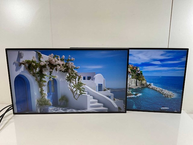 Lenovo (p27h-20) 27”, 2560x1440 (qhd) ips monitors (2x) - afbeelding 1 van  13