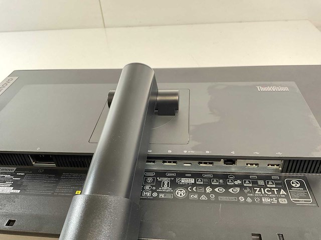 Lenovo (p27h-20) 27”, 2560x1440 (qhd) ips monitors (2x) - afbeelding 4 van  5