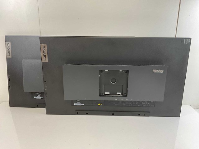 Lenovo (p27h-20) 27”, 2560x1440 (qhd) ips monitors (2x) - afbeelding 10 van  11