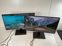 Lenovo (p27h-20) 27”, 2560x1440 (qhd) ips monitors (2x) - afbeelding 6 van  13