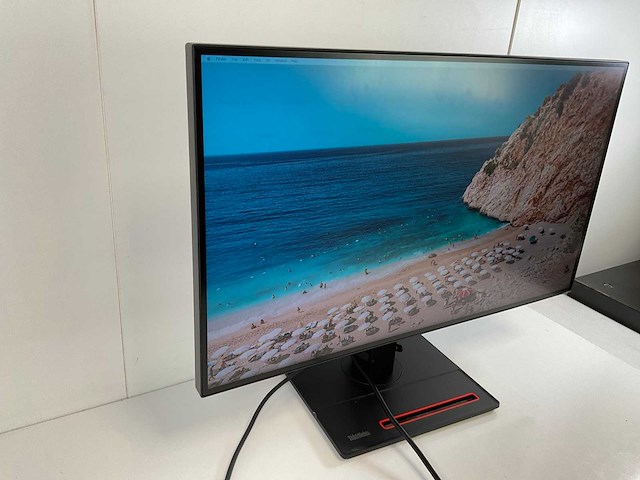 Lenovo (p27h-20) 27”, 2560x1440 (qhd) ips monitors (2x) - afbeelding 12 van  13