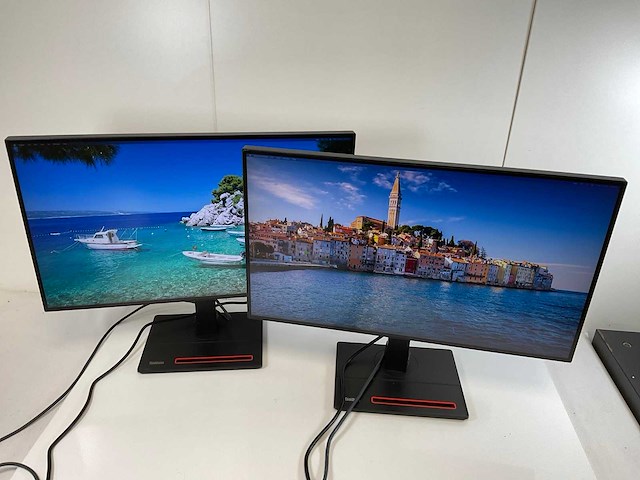 Lenovo (p27h-20) 27”, 2560x1440 (qhd) ips monitors (2x) - afbeelding 6 van  13