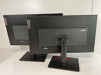 Lenovo (p27h-20) 27”, 2560x1440 (qhd) ips monitors (2x) - afbeelding 12 van  12