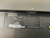 Lenovo (p27h-20) 27”, 2560x1440 (qhd) ips monitors (2x) - afbeelding 1 van  2
