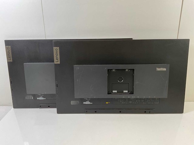 Lenovo (p27h-20) 27”, 2560x1440 (qhd) ips monitors (2x) - afbeelding 9 van  9