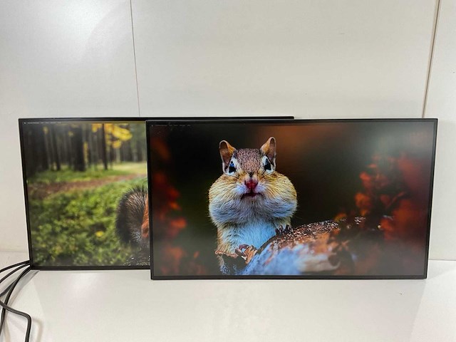 Lenovo (p27h-20/p27h-30) 27”, 2560x1440 (qhd) ips monitors (2x) - afbeelding 1 van  17