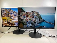 Lenovo (p27h10) 27”, 2560x1440 (qhd) ips monitors (2x)