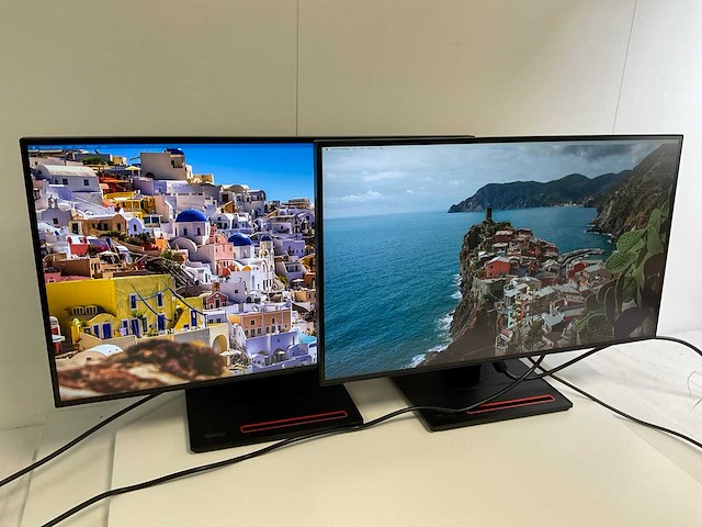 Lenovo (p27h20) 27”, 2560x1440 (qhd) ips monitors (2x) - afbeelding 2 van  7