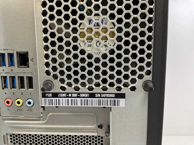 Lenovo p520, xeon(r) w-2135, 128 gb ram, 512 gb nvme, nvidia corp. gp107gl 4gb workstation - afbeelding 6 van  6