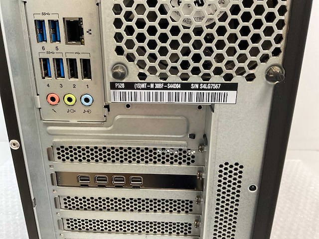 Lenovo p520, xeon(r) w-2135, 64 gb ram (4x16gb), 512 gb nvme, nvidia quadro p1000 4 gb workstation - afbeelding 5 van  6