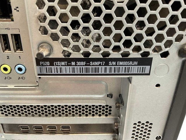 Lenovo p520, xeon(r) w-2135, 64 gb ram (4x16gb), 512 gb nvme, nvidia quadro p1000 4 gb workstation - afbeelding 5 van  6
