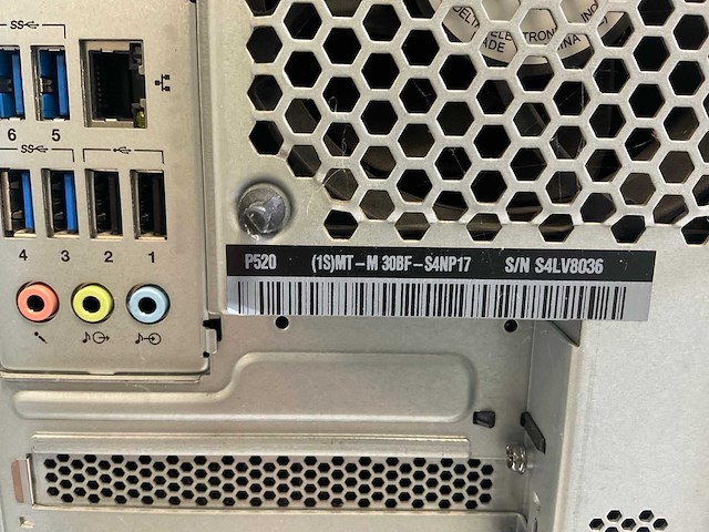 Lenovo p520, xeon(r) w-2135 , 64 gb ram (4x16gb) , 512 gb nvme , nvidia quadro p1000 4 gb workstation - afbeelding 6 van  6