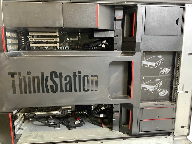 Lenovo p920, 2x xeon(r) gold 6154, 192 gb ram (12x16gb), 1 tb nvme, nvidia quadro p1000 4 gb workstation - afbeelding 5 van  7