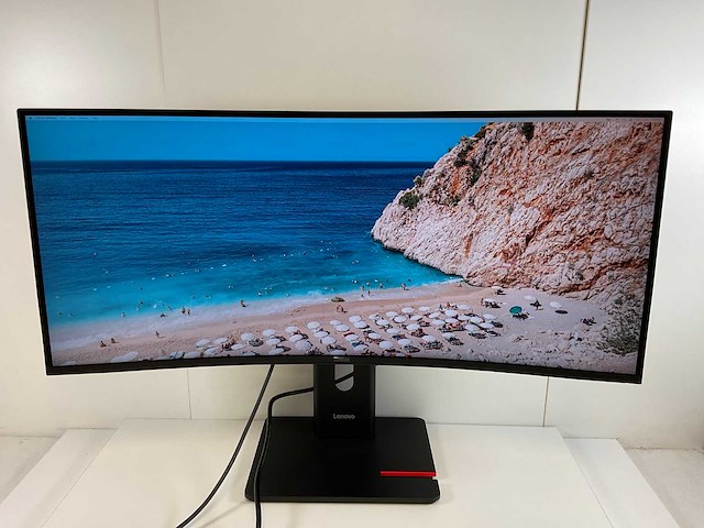 Lenovo (t34wd-40) 34”, 3440x1440 (uwqhd) va lcd monitor - afbeelding 1 van  6