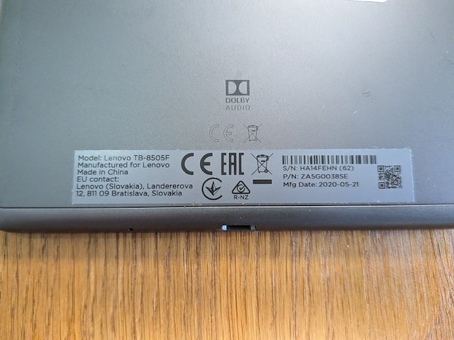 Lenovo, tab m8 (hd) (2nd gen), 2020 - afbeelding 5 van  6