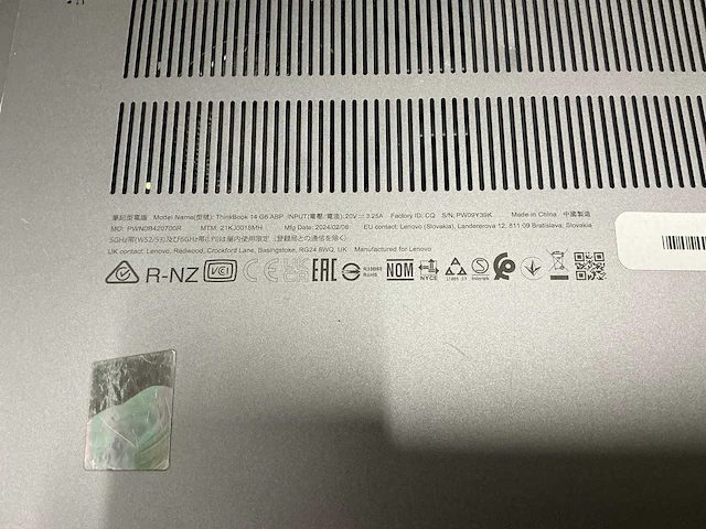Lenovo thinkbook 14 g6 abp laptop - afbeelding 6 van  6