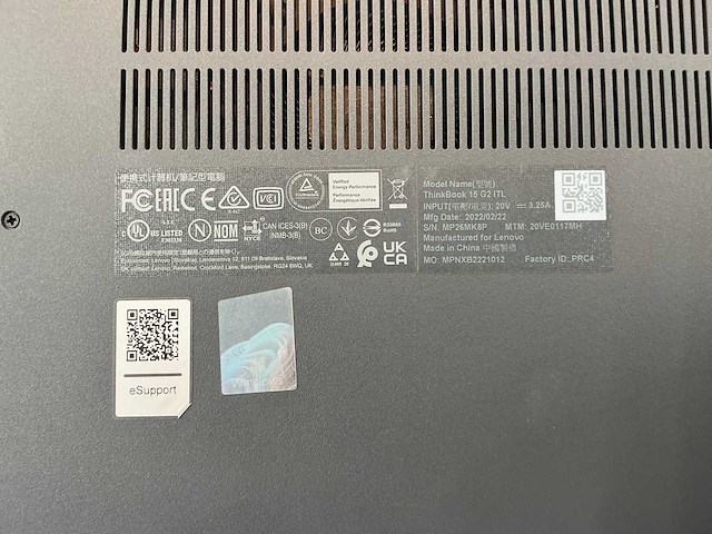 Lenovo thinkbook 15 g2 itl laptop - afbeelding 5 van  5