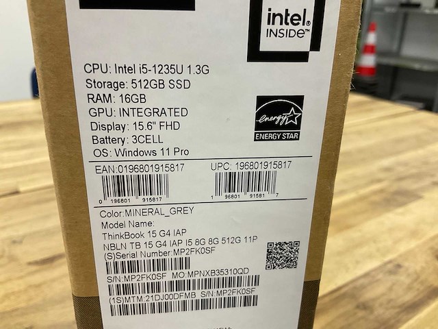 Lenovo thinkbook 15 g4 laptop - afbeelding 2 van  3