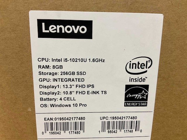 Lenovo thinkbook plus 20tg laptop - afbeelding 4 van  7