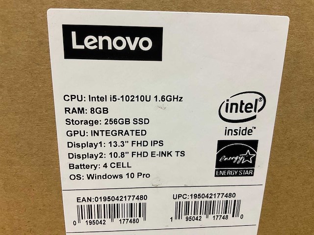 Lenovo thinkbook plus laptop - afbeelding 3 van  5