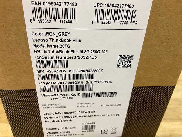 Lenovo thinkbook plus laptop - afbeelding 4 van  5