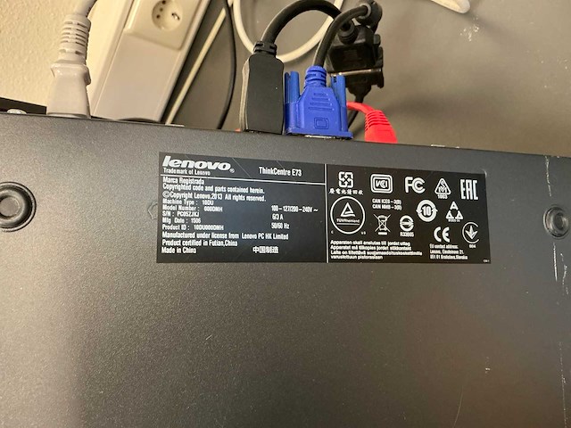 Lenovo thinkcentre e73 desktop - afbeelding 7 van  7
