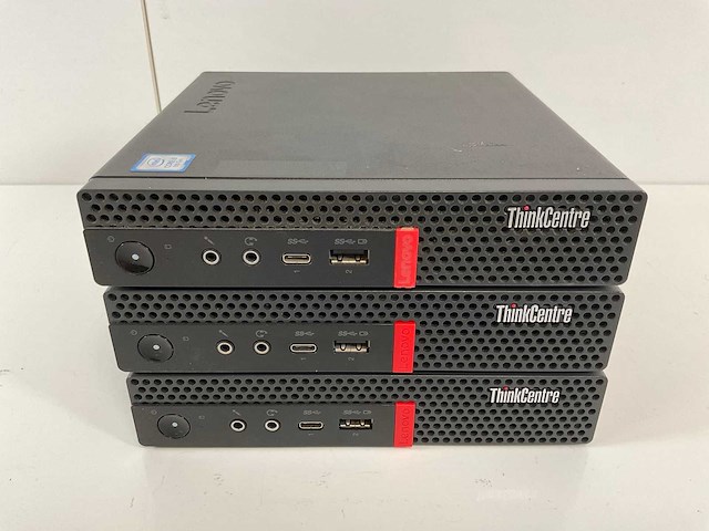 Lenovo thinkcentre m720q, core(tm) i3 8th gen, 8 gb ram, 256 gb nvme mini desktops (3x) - afbeelding 1 van  6