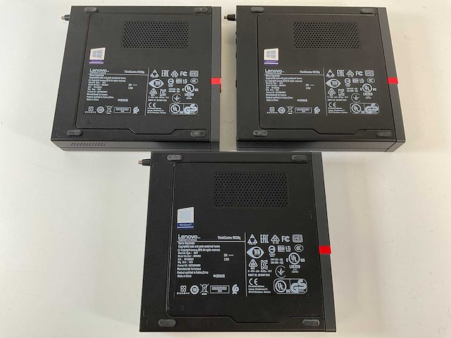 Lenovo thinkcentre m720q, core(tm) i3 8th gen, 8 gb ram, 256 gb nvme mini desktops (3x) - afbeelding 6 van  6
