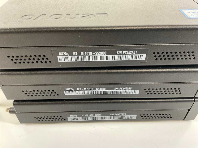 Lenovo thinkcentre m720q, core(tm) i5 8th gen, 8 gb ram, 256 gb nvme mini desktops (3x) - afbeelding 4 van  6