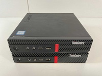 Lenovo thinkcentre m720q, core(tm) i5 9th gen, 16 gb ram (1x16gb), 512 gb nvme mini desktops (2x) - afbeelding 1 van  5