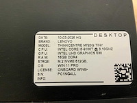 Lenovo thinkcentre m720q desktop (10x) - afbeelding 2 van  15