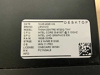 Lenovo thinkcentre m720q desktop (10x) - afbeelding 4 van  15