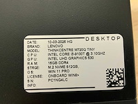 Lenovo thinkcentre m720q desktop (10x) - afbeelding 5 van  15