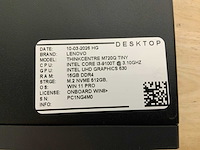 Lenovo thinkcentre m720q desktop (10x) - afbeelding 12 van  15