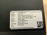 Lenovo thinkcentre m720q desktop (10x) - afbeelding 15 van  15