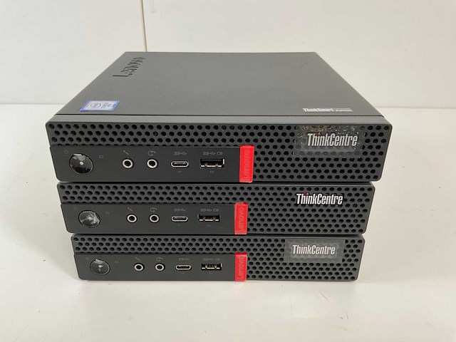 Lenovo thinkcentre m920q, core(tm) i5 8th gen, 8 gb ram, 128 gb nvme mini desktops (3x) - afbeelding 1 van  5