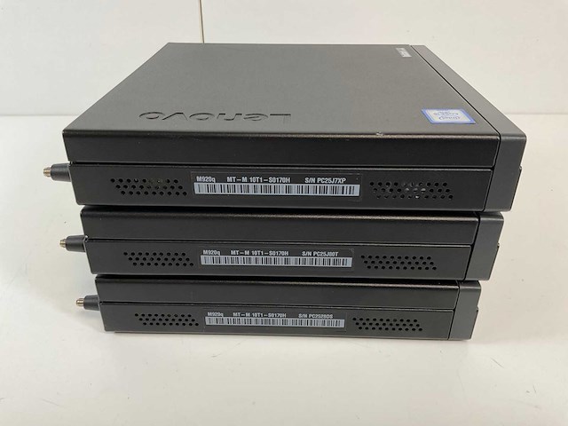 Lenovo thinkcentre m920q, core(tm) i5 8th gen, 8 gb ram, 128 gb nvme mini desktops (3x) - afbeelding 5 van  5