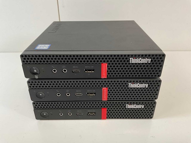 Lenovo thinkcentre m920q, core(tm) i5 8th gen, 8 gb ram, 256 gb ssd mini desktops (3x) - afbeelding 1 van  6