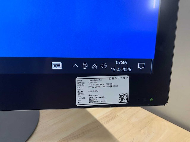Lenovo thinkcentre x1 001mmh (i7) desktop - afbeelding 3 van  6