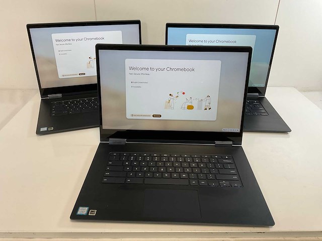 Lenovo thinkpad c630 yoga 15”, core(tm) i7 8th gen, 16 gb ram, 128 gb ssd touchscreen chromebooks (3x) - afbeelding 1 van  23