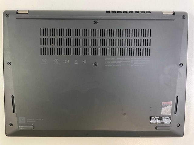 Lenovo thinkpad l13 g3 13.3”, core(tm) i3 12th gen, 8 gb ram, 256 gb nvme laptops (2x) - afbeelding 13 van  15