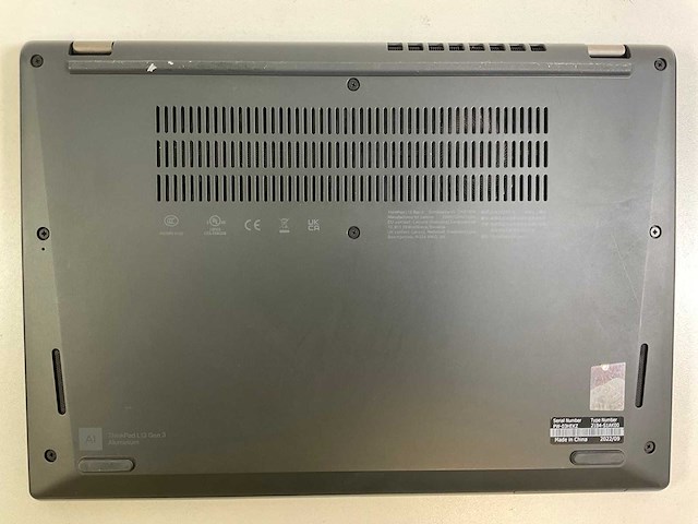 Lenovo thinkpad l13 g3 13.3”, core(tm) i3 12th gen, 8 gb ram, 256 gb nvme laptops (2x) - afbeelding 5 van  12