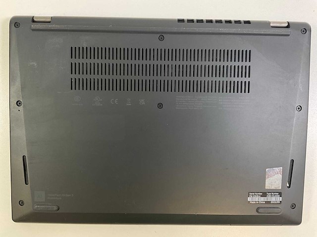 Lenovo thinkpad l13 g3 13.3”, core(tm) i3 12th gen, 8 gb ram, 256 gb nvme laptops (2x) - afbeelding 6 van  15