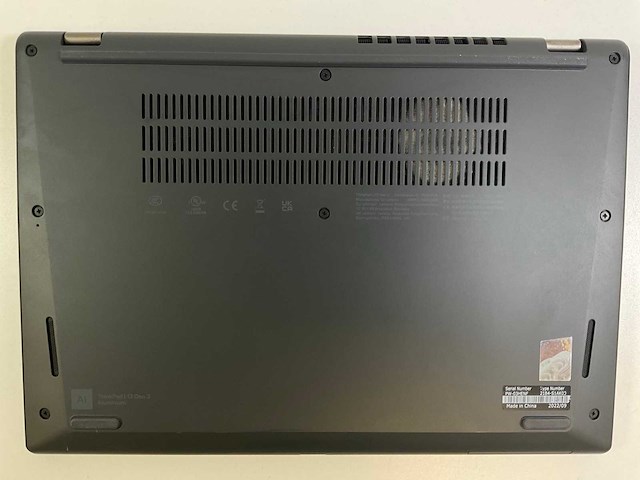 Lenovo thinkpad l13 g3 13.3”, core(tm) i3 12th gen, 8 gb ram, 256 gb nvme laptops (2x) - afbeelding 13 van  15