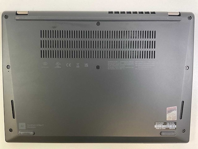 Lenovo thinkpad l13 g3 13.3”, core(tm) i3 12th gen, 8 gb ram, 256 gb nvme laptops (2x) - afbeelding 13 van  15