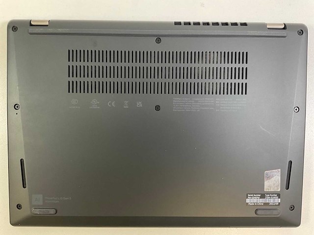 Lenovo thinkpad l13 g3 13.3”, core(tm) i3 12th gen, 8 gb ram, 256 gb nvme laptops (2x) - afbeelding 13 van  15