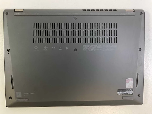 Lenovo thinkpad l13 g3 13.3”, core(tm) i3 12th gen, 8 gb ram, 256 gb nvme laptops (2x) - afbeelding 15 van  16