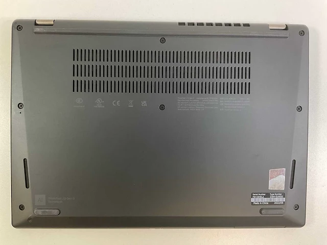 Lenovo thinkpad l13 g3 13.3”, core(tm) i3 12th gen, 8 gb ram, 256 gb nvme laptops (2x) - afbeelding 6 van  15