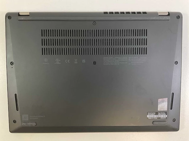 Lenovo thinkpad l13 g3 13.3”, core(tm) i3 12th gen, 8 gb ram, 256 gb nvme laptops (2x) - afbeelding 13 van  15